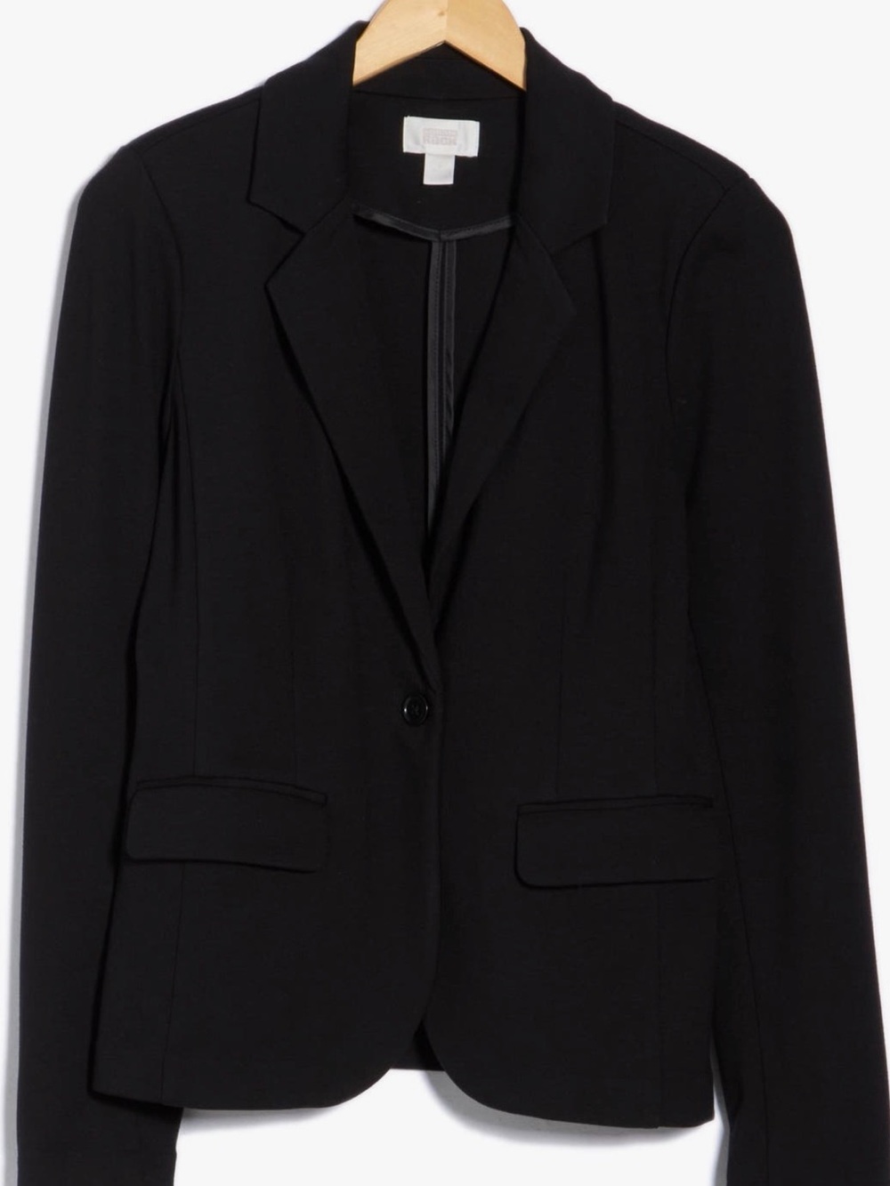 Nordstrom Black Blazer Tailored Fit Professional